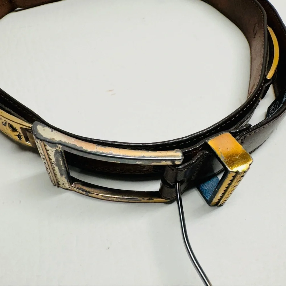 Brighton women’s vintage leather belt size M